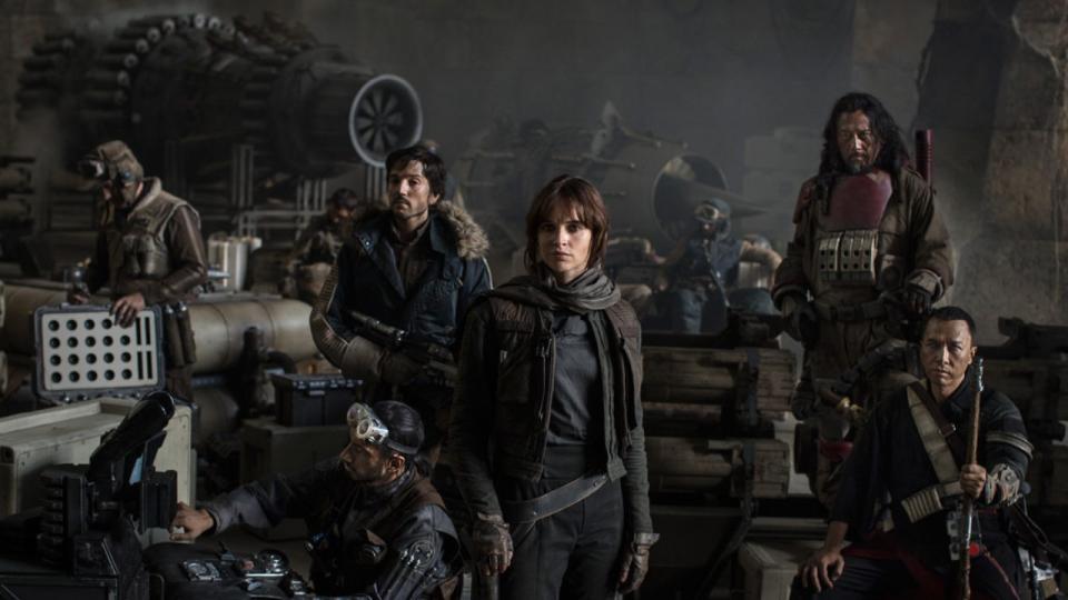 The crew from Rogue One: A Star Wars Story