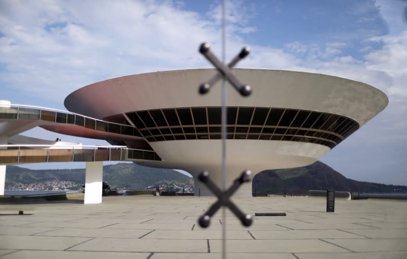 A general view shows the Contemporary Art Museum (MAC), that has been closed due to the coronavirus disease (COVID-19) outbreak, in Niteroi