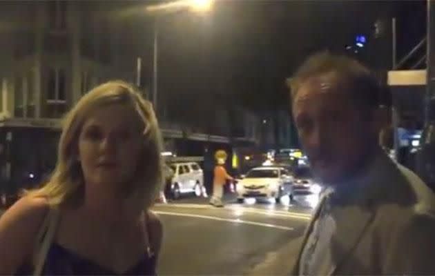 Their night out ended with the pair being confronted. Source: New Idea