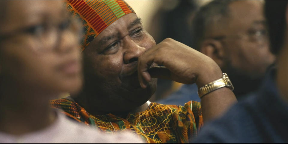 This image released by Netflix shows Joe Womack in a scene from the documentary "Descendant." (Netflix via AP)