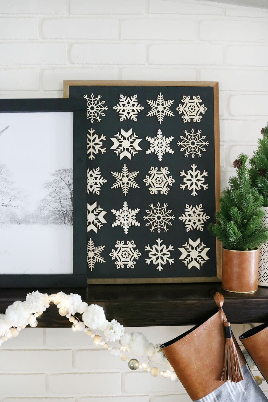 DIY Snowflake Art