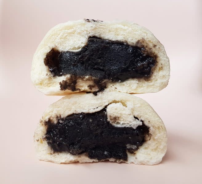 image of dough magic's black sesame mantou