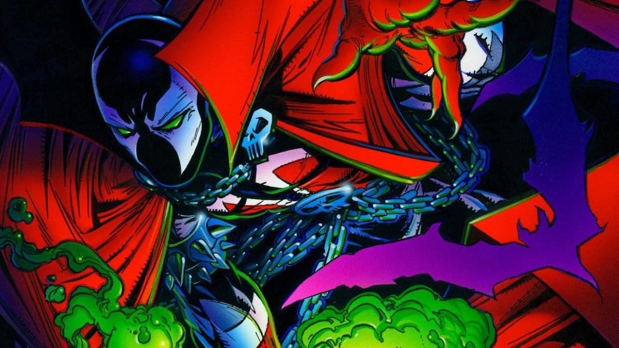  Spawn #1 Images Comics artwork of the demonic character. 