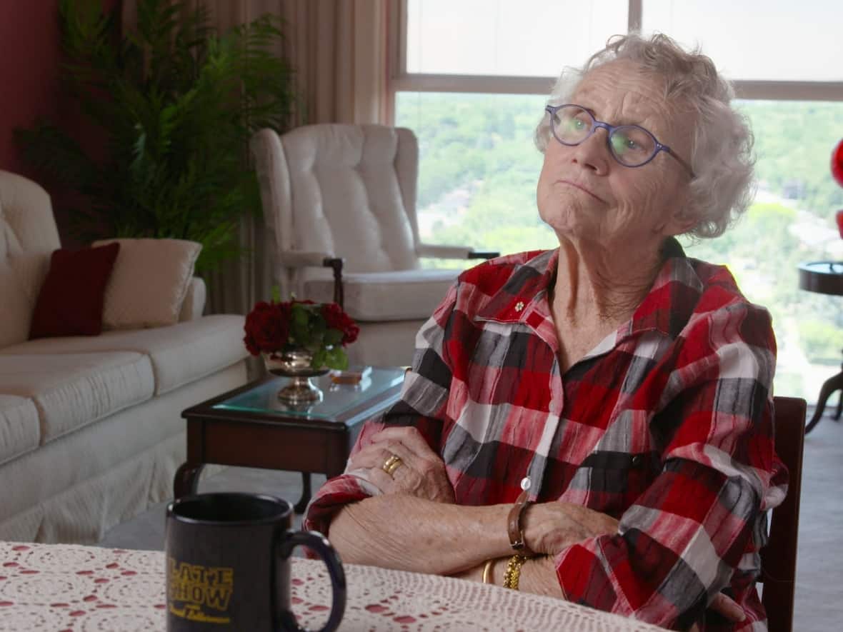Sue Johanson is pictured in scene from the documentary Sex With Sue, which looks back at her decades-long career as a sex expert and educator and her influence on sex education in the media. (W Network - image credit)