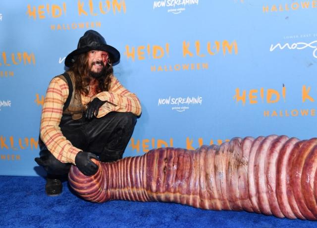 Heidi Klum Details Her Epic Worm on a Fishing Hook Halloween