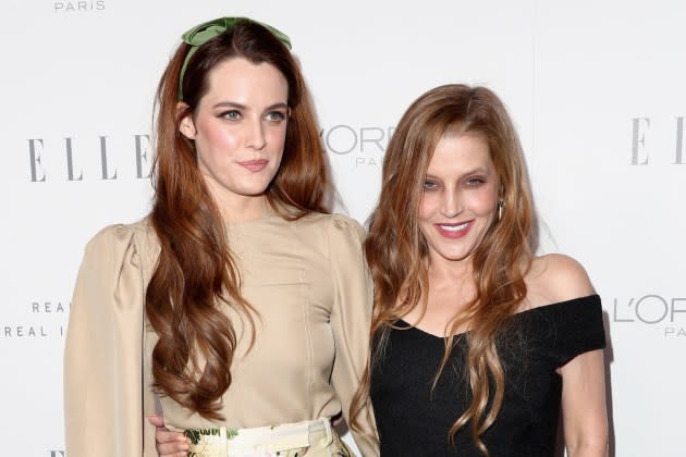 Riley Keough and Lisa Marie Presley - Credit: Getty Images