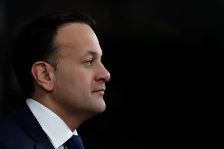 FILE PHOTO: Irish Prime Minister Leo Varadkar arrives at a European Union leaders summit in Brussels, Belgium December 14, 2018. Alastair Grant/Pool via REUTERS/File Photo