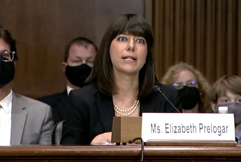 Elizabeth Prelogar testifies before Senate Judiciary Committee on Capitol Hill in Washington