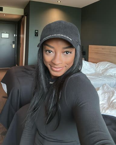 <p>Simone Biles/Instagram</p> Biles shared photos from her Belgium trip earlier this month this week
