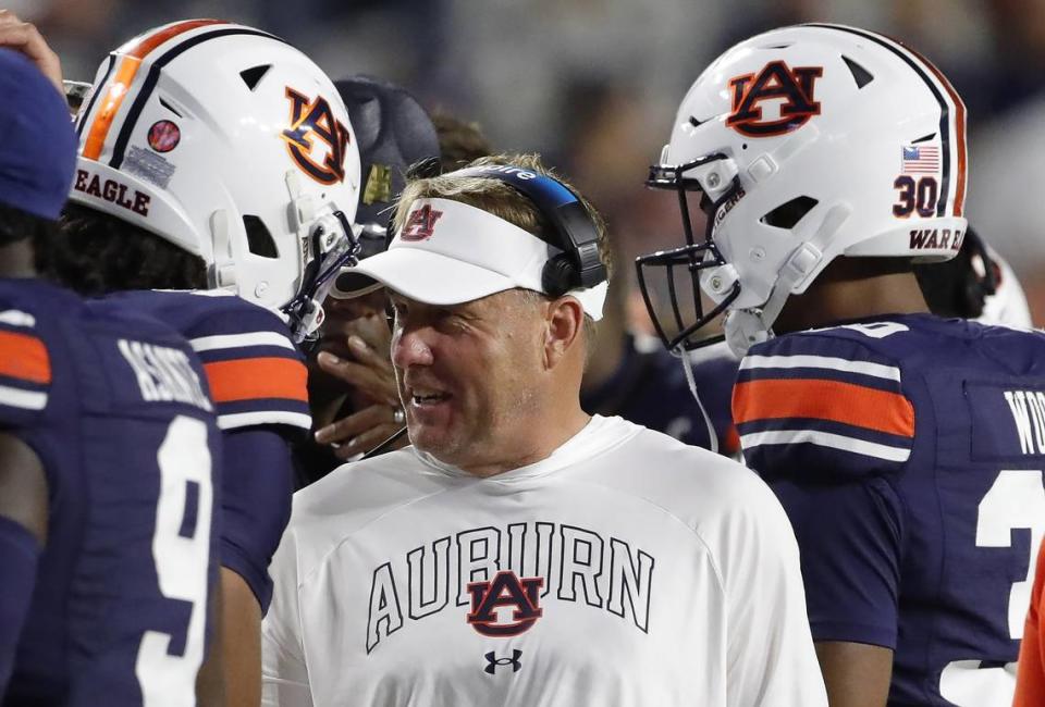 Auburn will be seeking to improve on last season’s 6-7 campaign in Hugh Freeze’s second season as Tigers head coach.