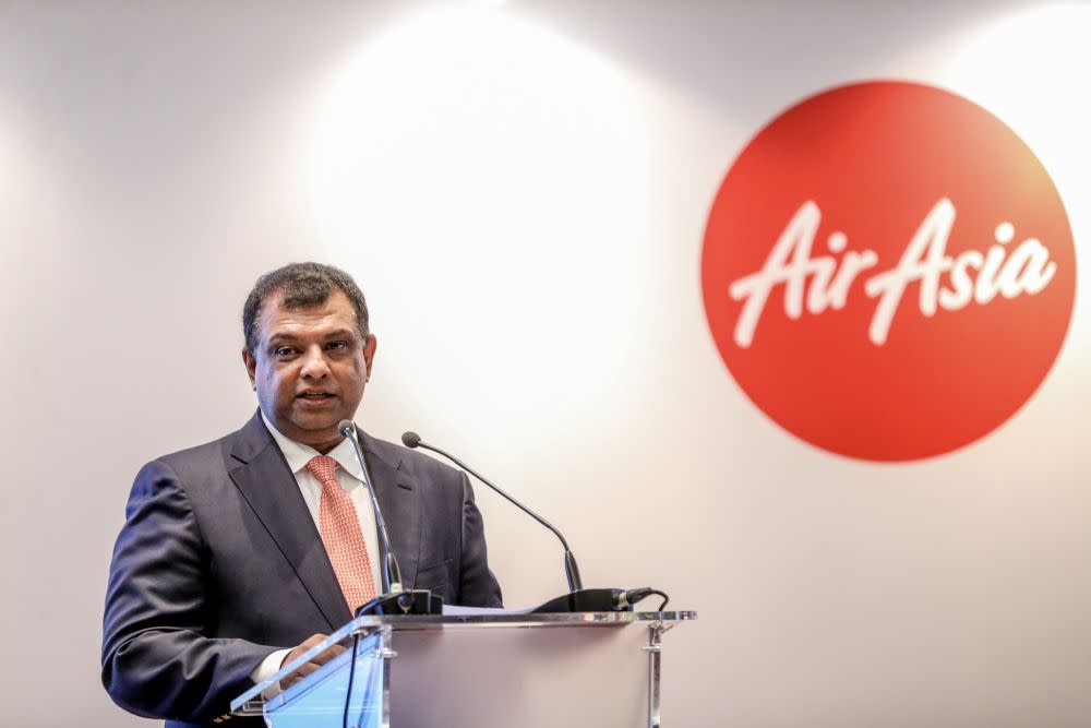 Air Asia Group CEO Tan Sri Tony Fernandes announced his decision on Twitter. — Picture by Firdaus Latif