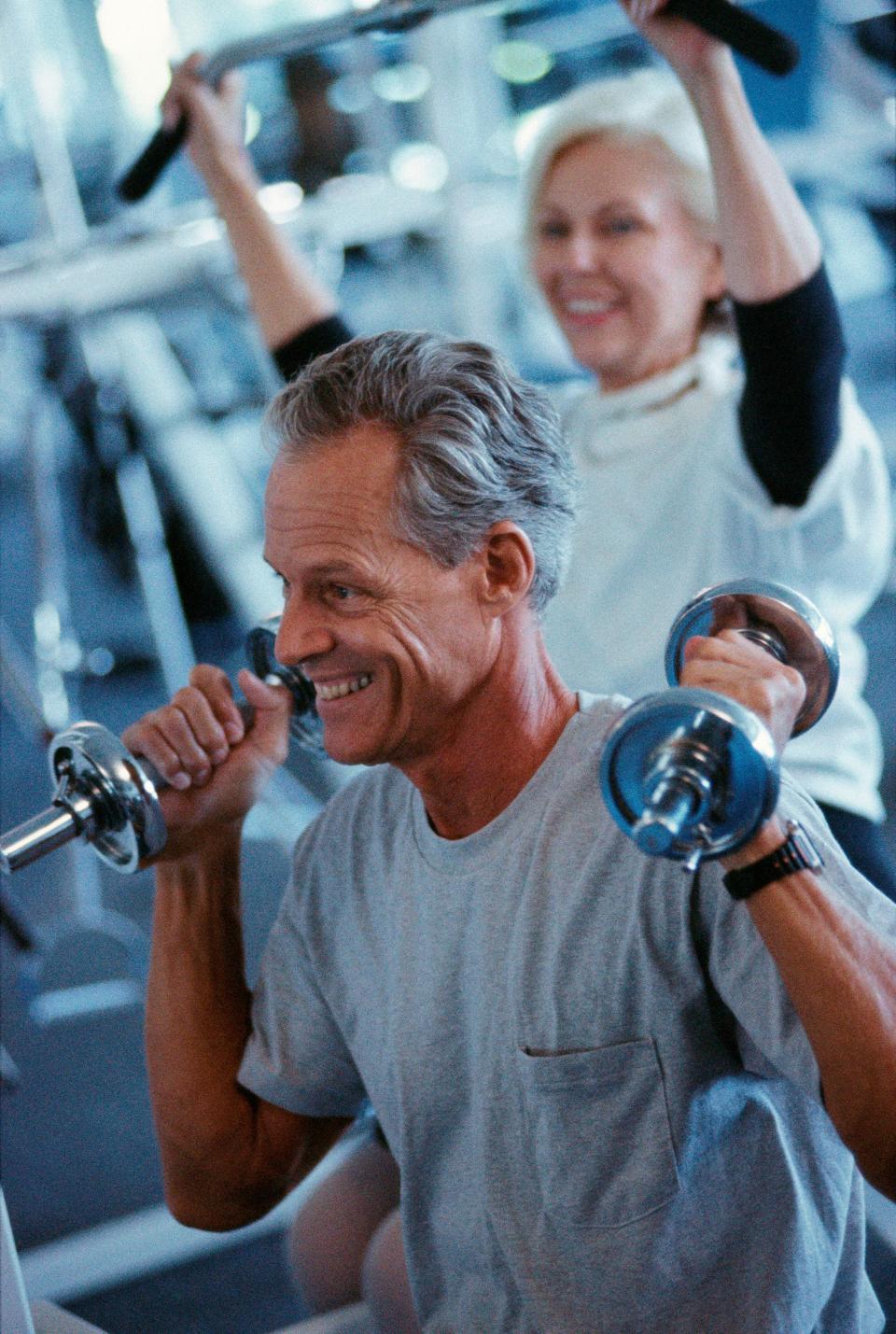 Resistance training can help hold on to muscle mass as we age.