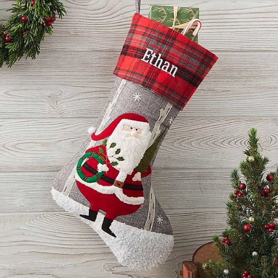 personalized Christmas stocking, Christmas stocking