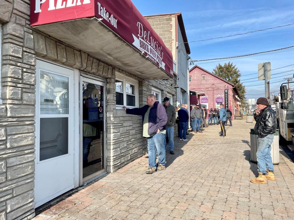 DeLucia's Brick Oven Pizza in Raritan received a 9.4 out of 10 from Dave Portnoy of Barstool Sports during his January visit for a One Bite pizza review.