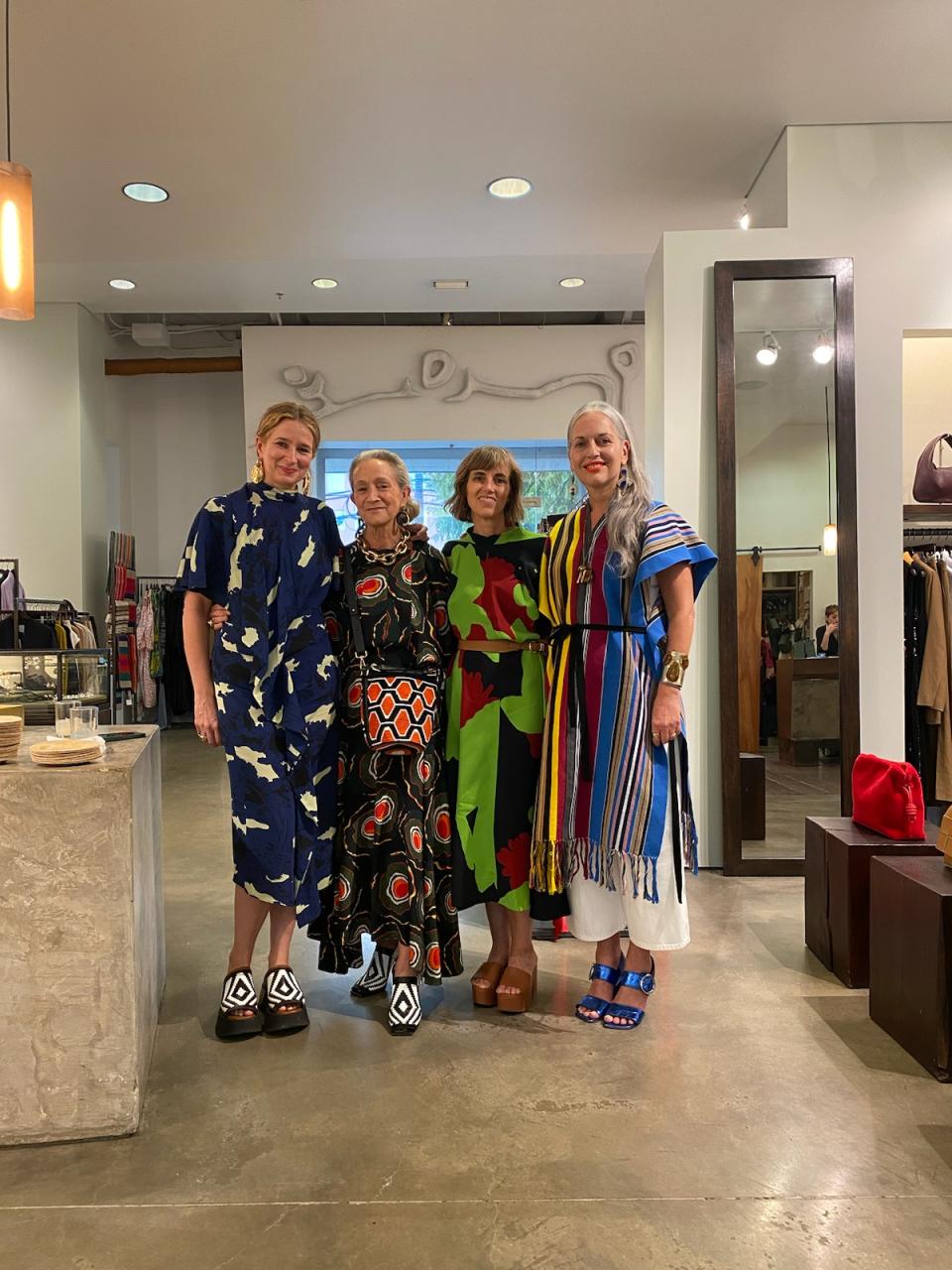 From left: Molly Molloy, Lucinda Chambers, Susie Davis (ByGeorge Customer Relations Manager) and Molly Nutter.