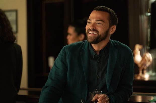 Jesse Williams as Theo in "Your Place or Mine"<p>Netflix</p>