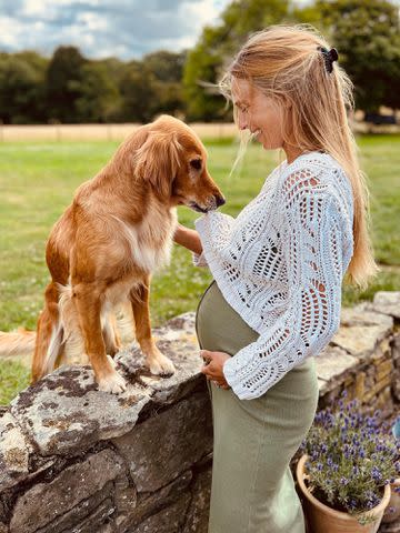 <p>James Middleton Instagram</p> James Middleton and Alizee Thevenet shared this photo with her pregnancy news on July 5.