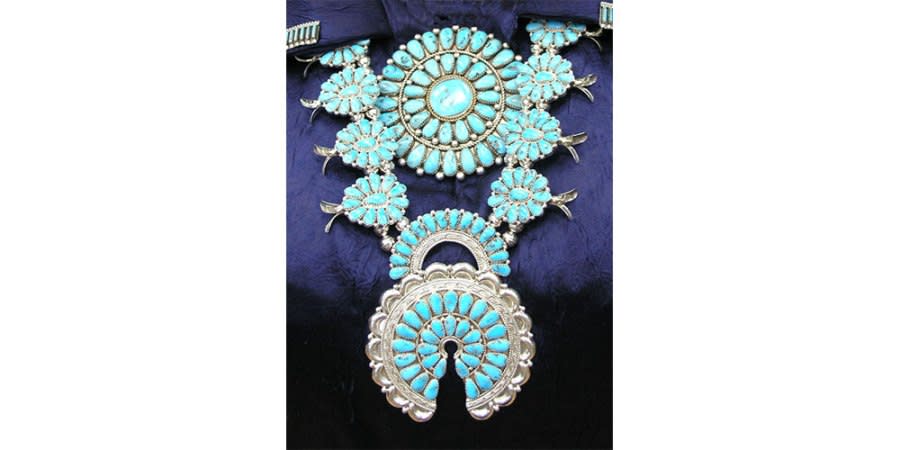 State necklace: The Native American squash blossom necklace | Photo Courtesy: NM Sec. of State