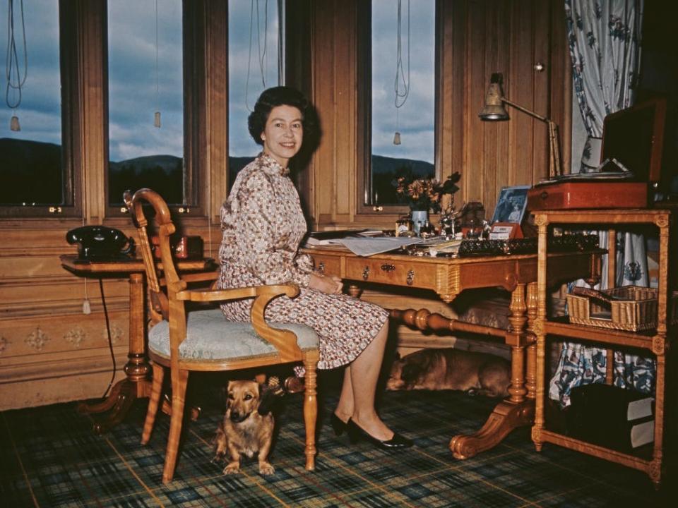 Queen Elizabeth at Balmoral Castle