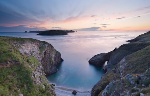 Skomer Island seen from Marloes Head - Credit: Getty