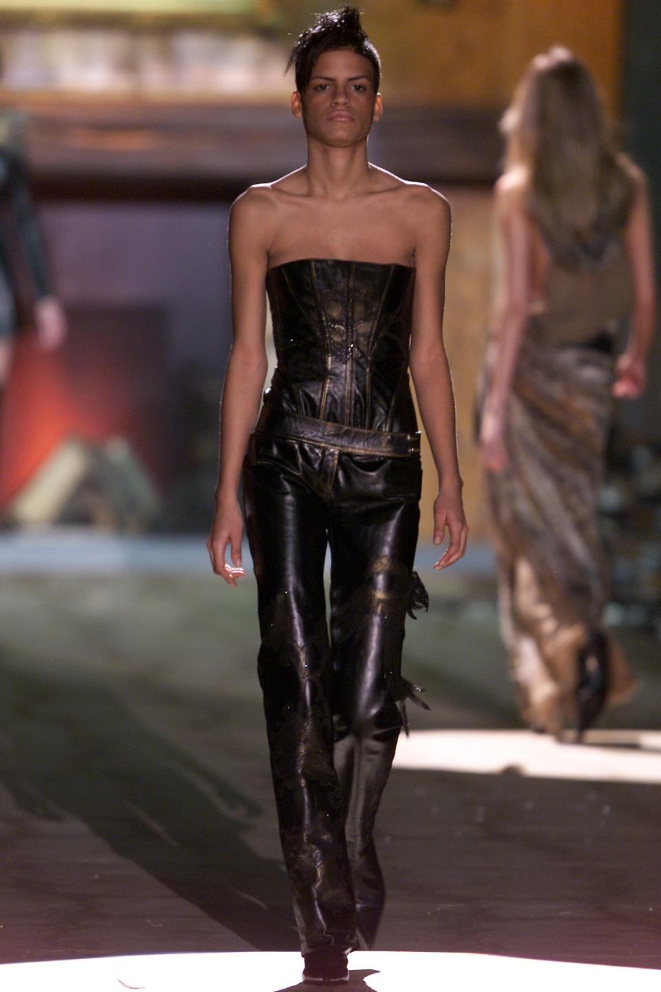 Roberto Cavalli, fall 2001 ready-to-wear