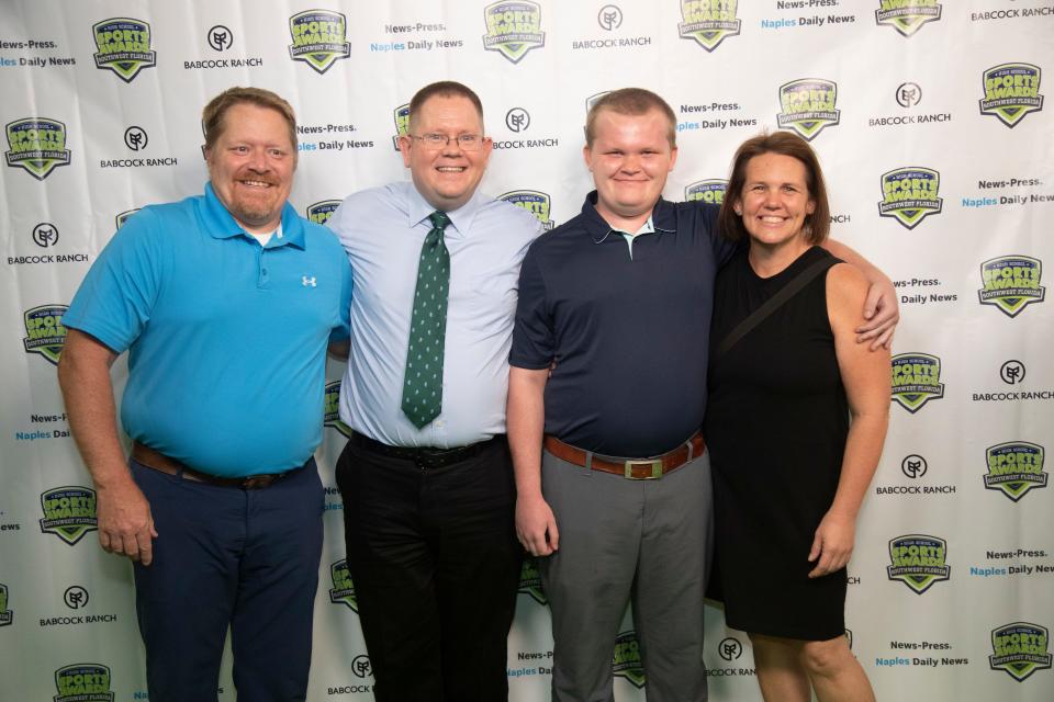 Peyton Melton from Cypress Lake High School is the Special Olympics Athlete of the year at the Southwest Florida High School Sports Awards at Suncoast Credit Union Arena on the campus of Florida SouthWestern State College in Fort Myers on Thursday, June 6, 2024.