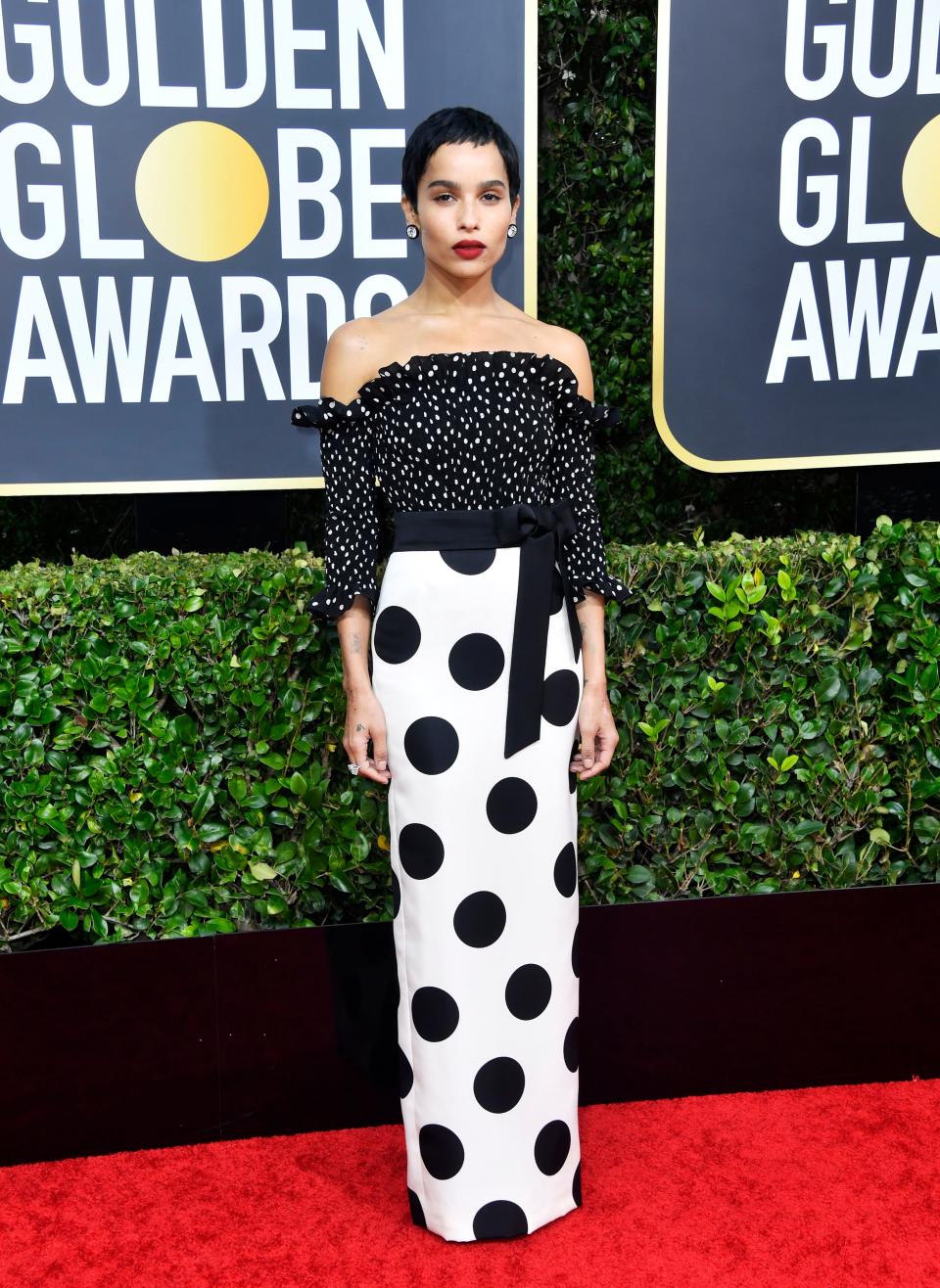 zoe kravitz golden globes