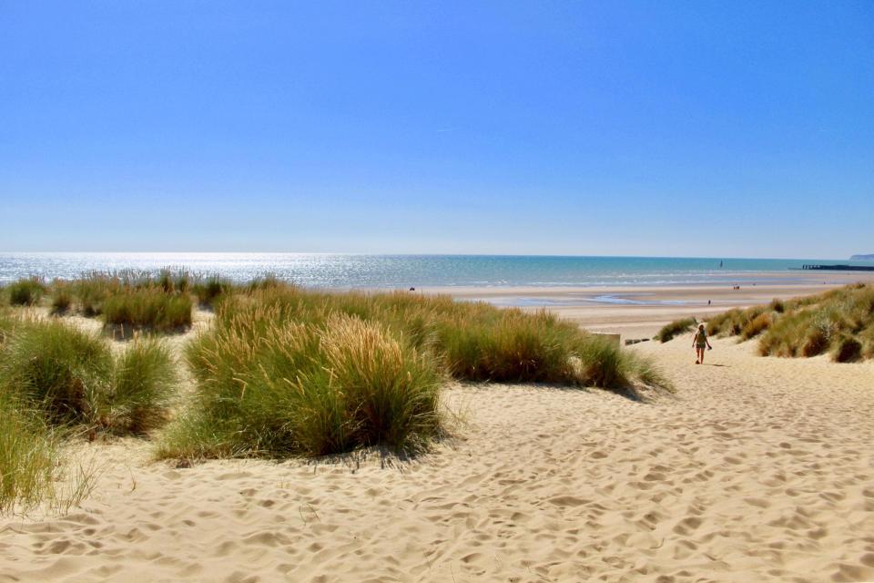 A sunny day on Camber Sands - getty