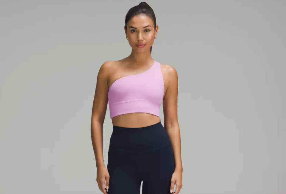 Lululemon Align™ Asymmetrical Bra Light Support, A/B Cup. (PHOTO: Lululemon)