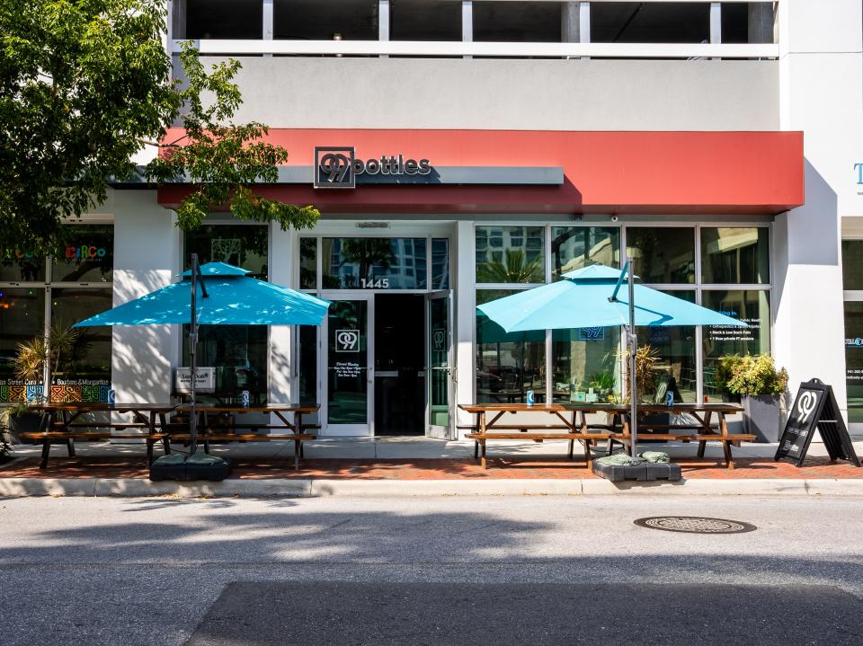 99 Bottles Taproom & Bottle Shop is at 1445 Second St. in downtown Sarasota, and will be hosting a fifth anniversary block party on Saturday.