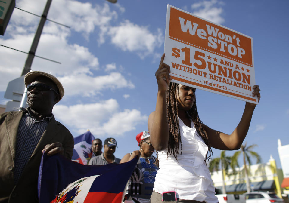 If Amendment 2 passes, Florida will become the first state in the South on track to reach a $15 minimum wage. (Photo: AP Photo/Lynne Sladky)