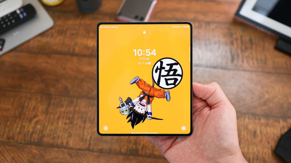 A photo of the Samsung Galaxy Z Fold 5