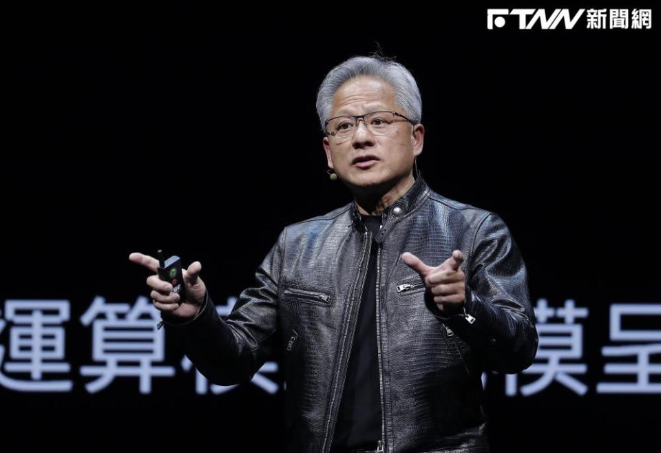 輝達（NVIDIA）執行長黃仁勳。（圖／美聯社）