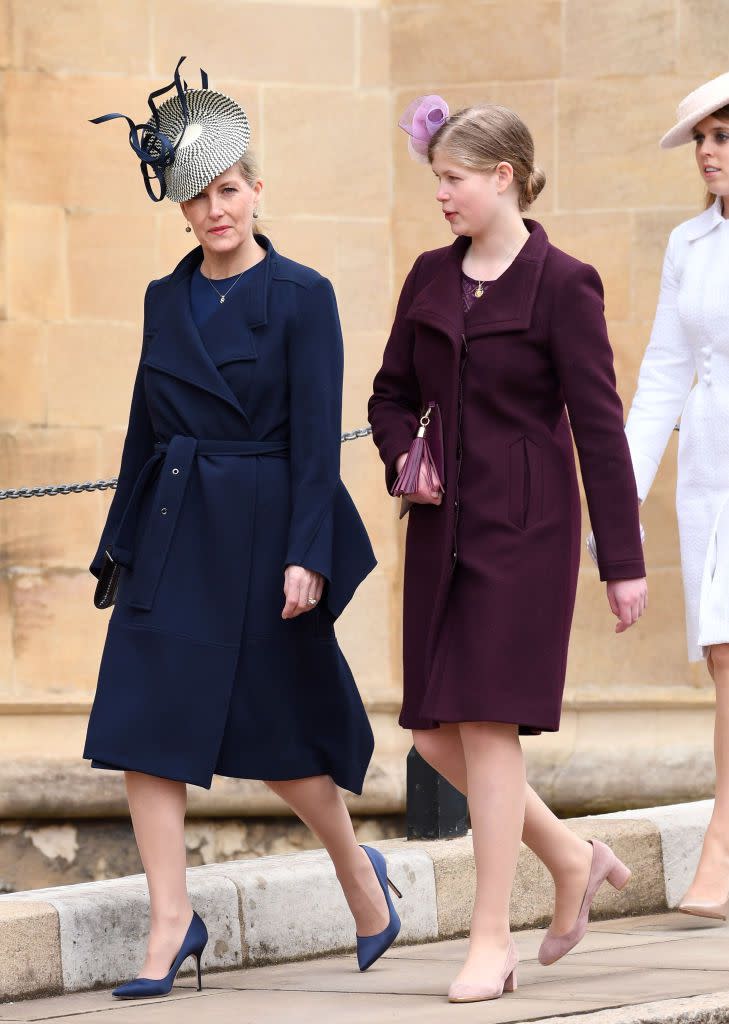 Sophie, Countess of Wessex and Lady Louise Windsor