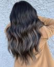 <p><a href="https://www.cosmopolitan.com/style-beauty/beauty/g31993074/blonde-balayage-hairstyles/" rel="nofollow noopener" target="_blank" data-ylk="slk:Balayage;elm:context_link;itc:0;sec:content-canvas" class="link ">Balayage</a>—i.e. hand-painted highlights—is great way to get in on the ash-brown hair color trend if you're looking for something a bit more subtle. The roots remain nice and dark, but <strong>the lengths have some ashy—but blended!—highlight</strong><strong>s for contrast.</strong></p><p><a href="https://www.instagram.com/p/CGtVHlYAnj4/" rel="nofollow noopener" target="_blank" data-ylk="slk:See the original post on Instagram;elm:context_link;itc:0;sec:content-canvas" class="link ">See the original post on Instagram</a></p>