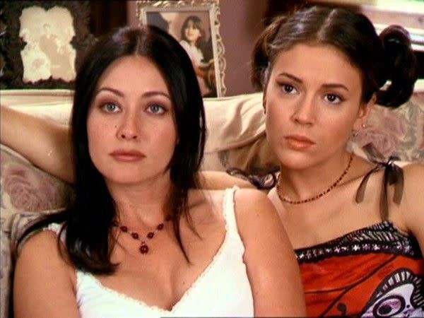 Shannen Doherty and Alyssa Milano