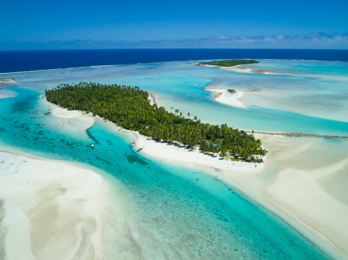 The white sand coastline of One Foot Island (Getty Images/iStockphoto)