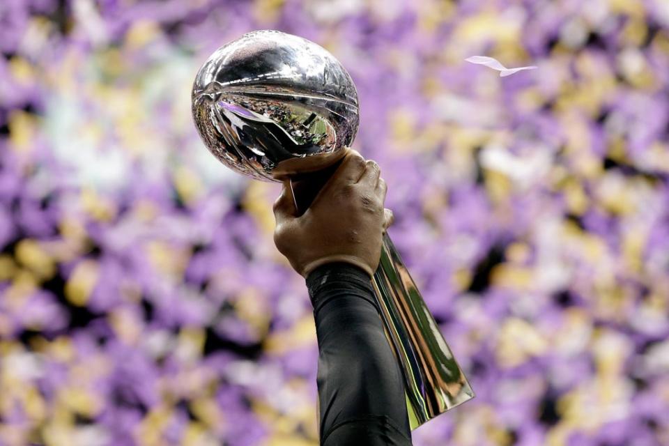 The Lombardi Trophy is awarded to the winner of the Super Bowl every year  (Getty Images)