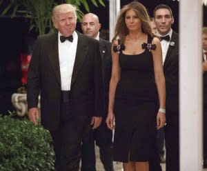 President Trump and First Lady Melania Trump at Mar-a-Lago