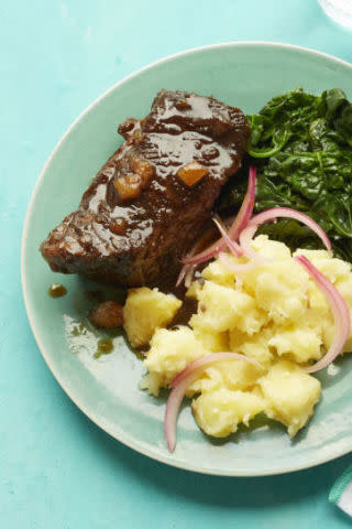 Sweet and Sour Short Ribs with Pickled Onions