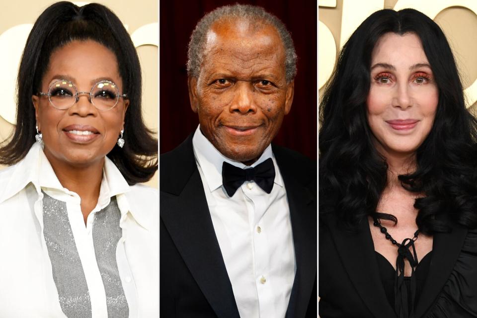 Oprah, Sidney Poitier, Cher