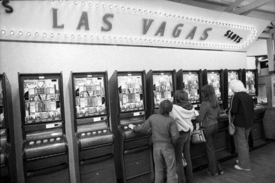 Inside the Casino Arcade on the Seaside Heights boardwalk in 1981.