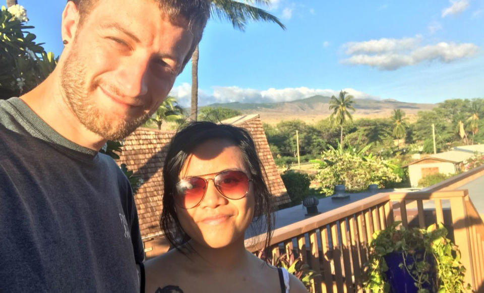 The body of newly wed man Stephen Kramar has been found days after he went missing on honeymoon with his wife, Jeffanie, in Molokai, Hawaii. Source: GoFundMe/ Help the newlywed Kramar family