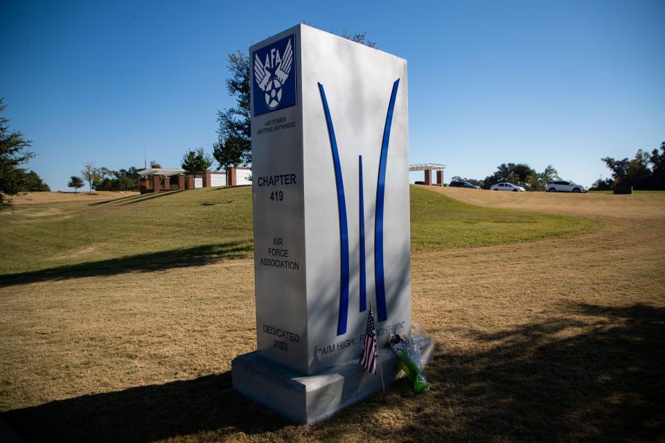 The U.S. Air Force Memorial at the Tallahassee National Cemetery