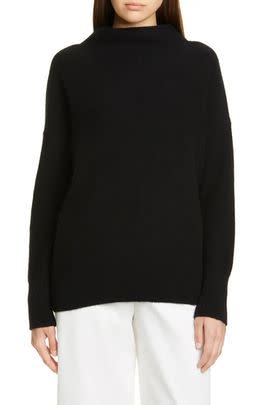 A cashmere funnel neck sweater from Vince you can count on for years to come