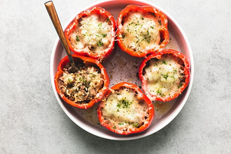 Italian Sausage Stuffed Peppers