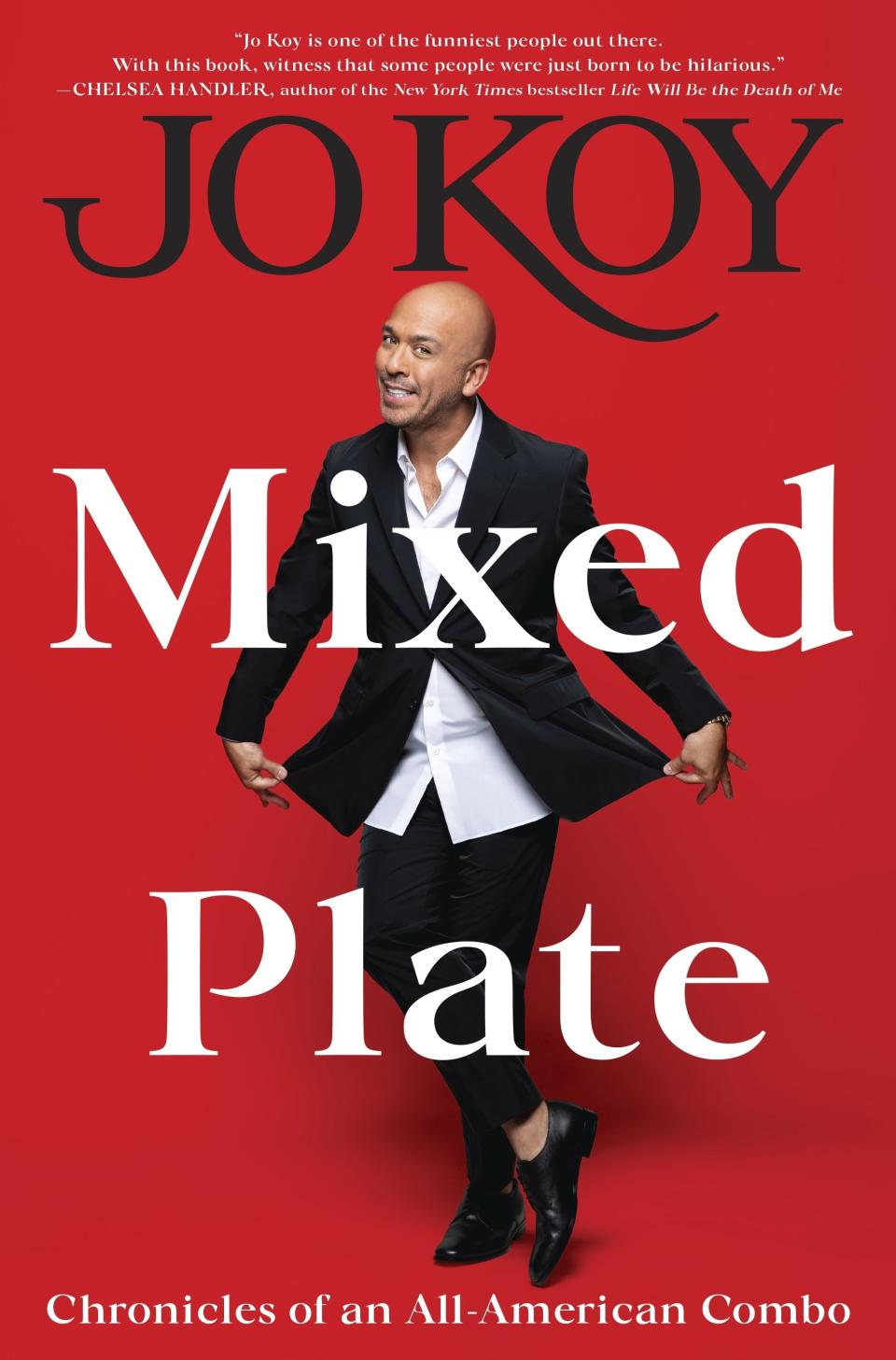 This cover image released by Dey Street Books shows "Mixed Plate: Chronicles of an All-American Combo," a memoir by comedian Jo Koy. (Dey Street Books via AP)