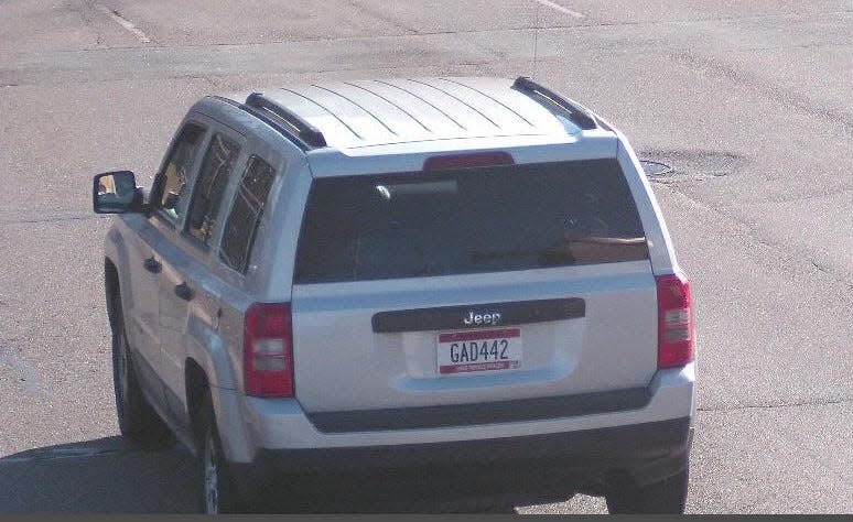 An image of the SUV that police suspect was involved in the North Main Street hit-and-run on New Year's Eve.