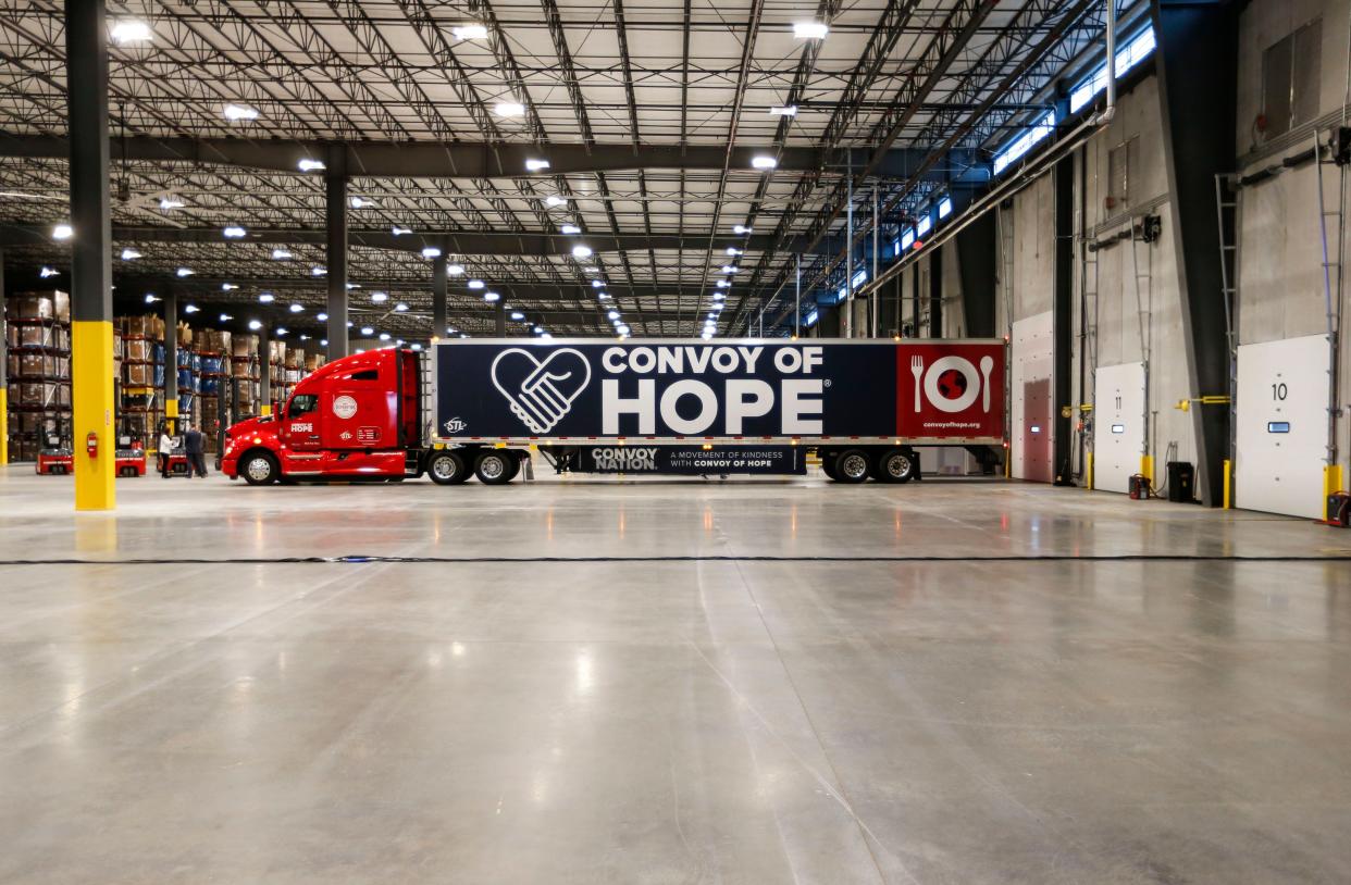 Convoy Of Hope dedicated their new World Distribution Center in Republic on Wednesday, Oct. 27, 2021.