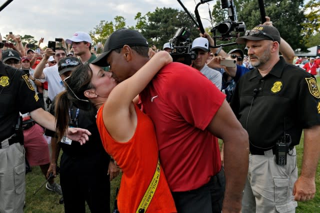 Tiger Woods and Erica Herman